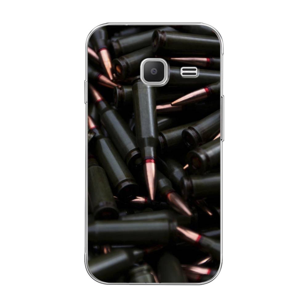 

Чехол Awog на Samsung Galaxy J1 mini 2016 / Самсунг J1 mini 2016 "Пули черные", 22250-5