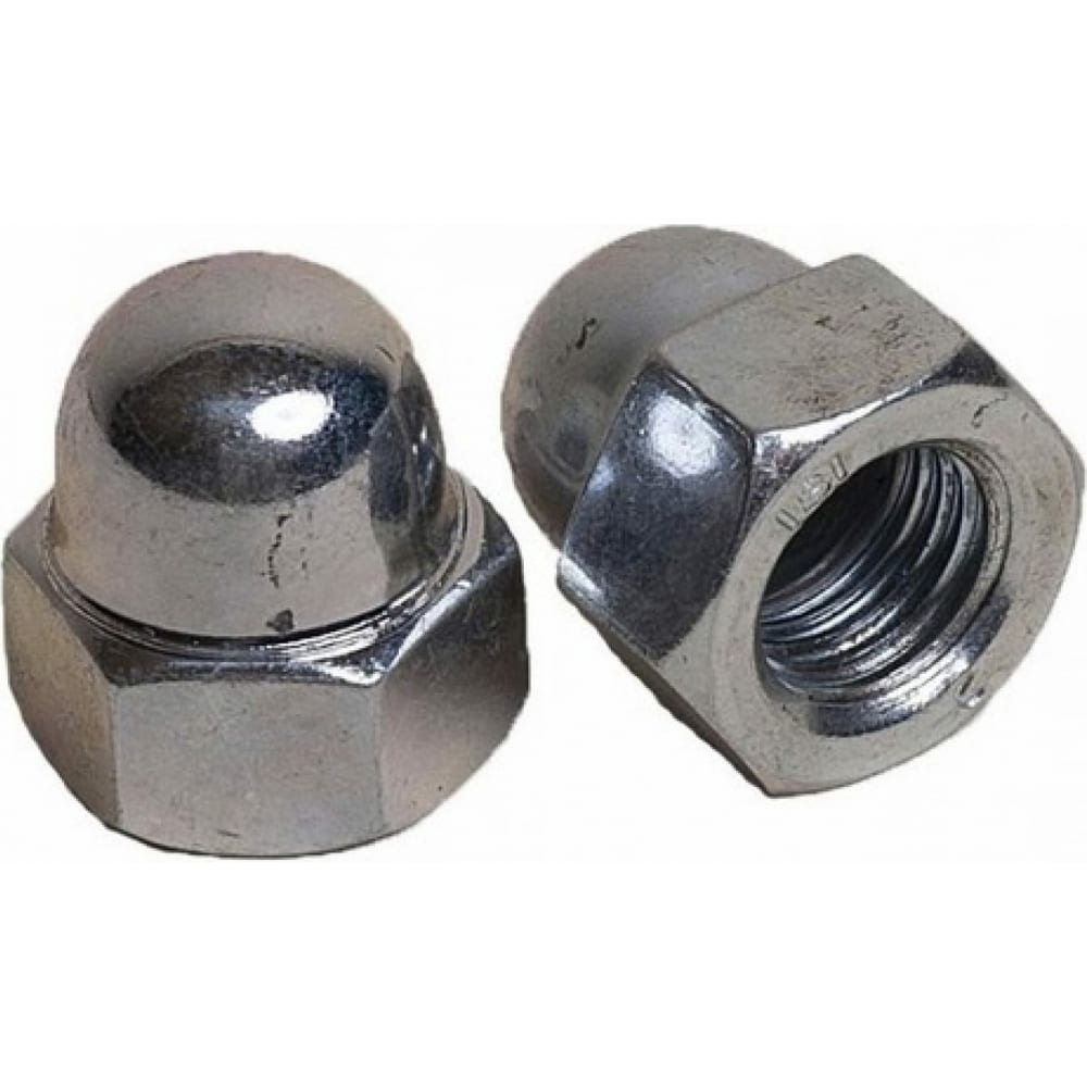 фото Колпачковая шестигранная гайка dinfix din 1587, нерж. а2, m6, 25 шт. 00-00001924