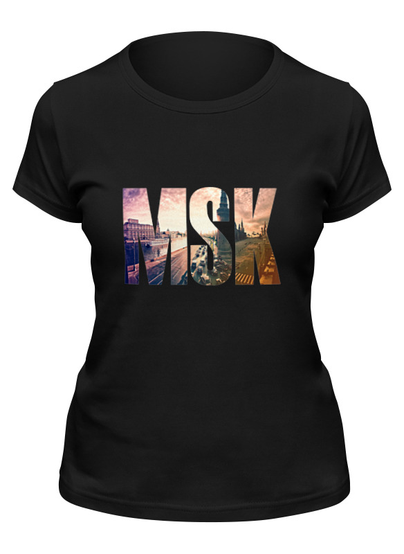 

Футболка женская Printio Moscow черная 2XL, Черный, Moscow