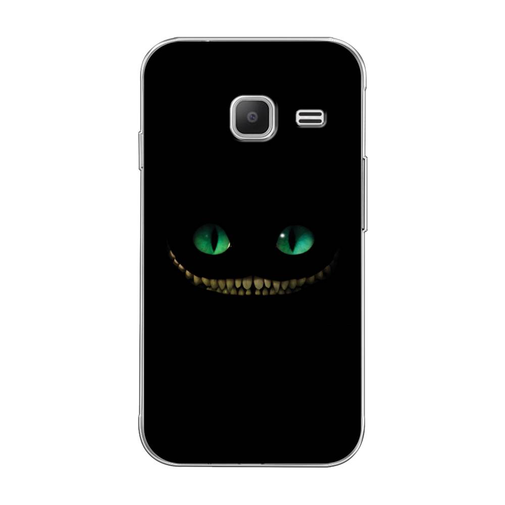 

Чехол Awog на Samsung Galaxy J1 mini 2016 Зеленоглазый чеширский кот", 22250-10