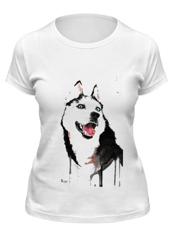 

Худи мужское Printio Хаски белое 2XL, Белый, Хаски