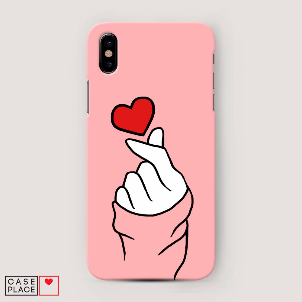 

Пластиковый чехол "Милое сердечко" на Apple iPhone XS Max (10S Max), 11920-5