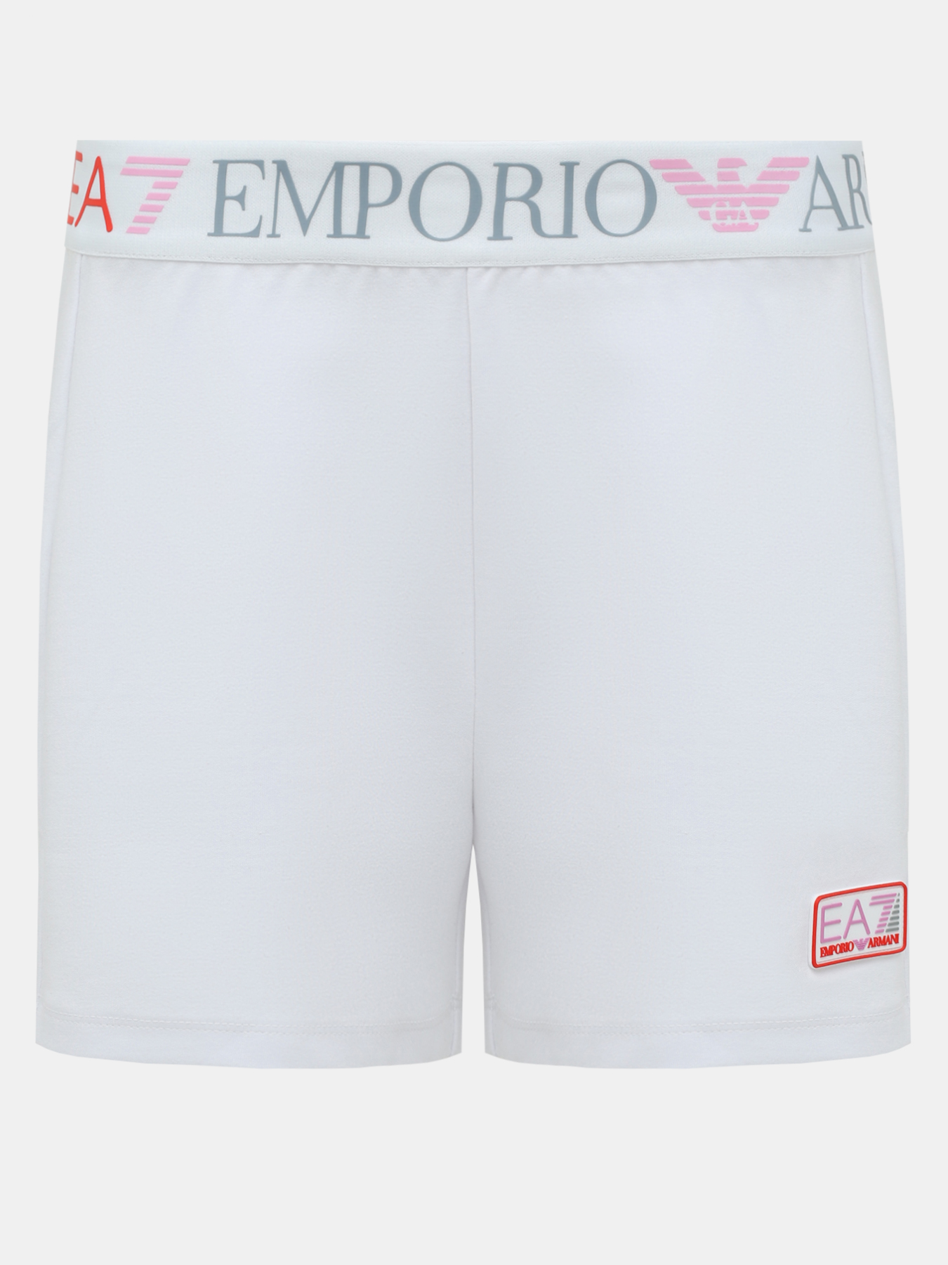 Шорты женские EA7 EMPORIO ARMANI 475994 белые 46-48 RU