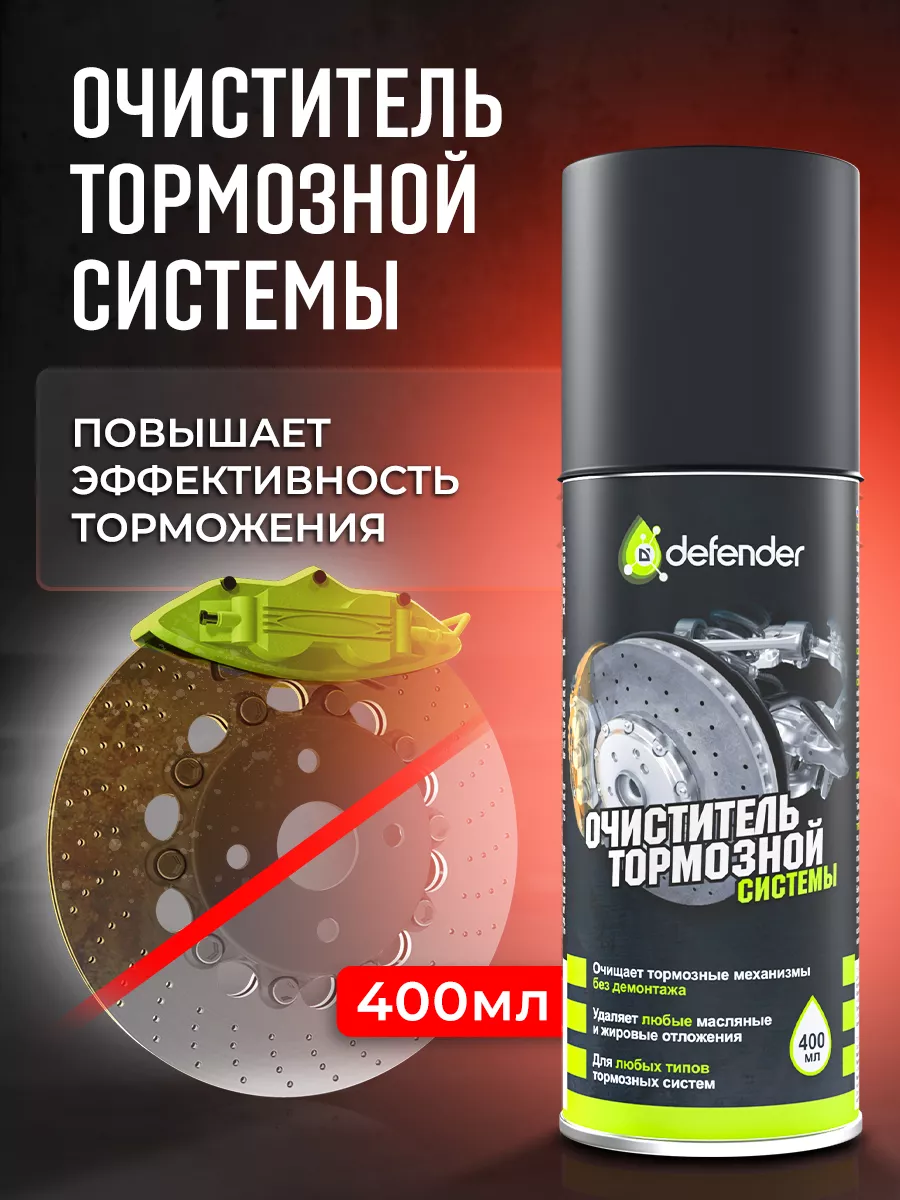 Очиститель тормозной системы Defender 10404 400мл