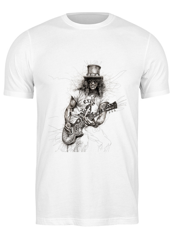 

Футболка мужская Printio Slash (guns n' roses) белая M, Белый, Slash (guns n' roses)