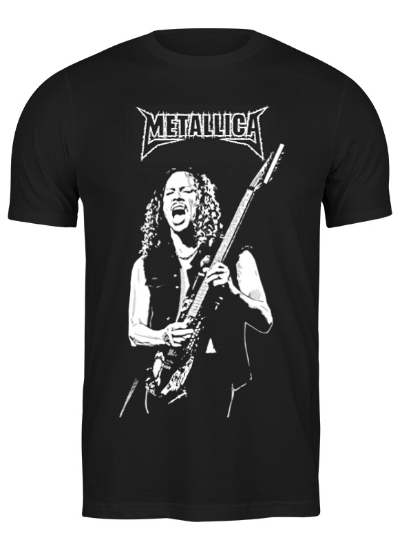 

Футболка мужская Printio Metallica черная XL, Черный, Metallica