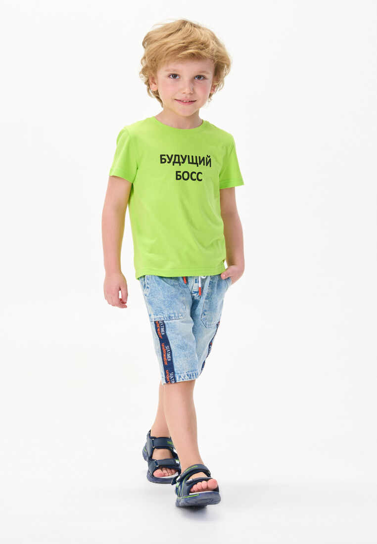 

Футболка детская Max&Jessi SS22C46201627 цв. светло-зеленый р. 110, SS22C46201627