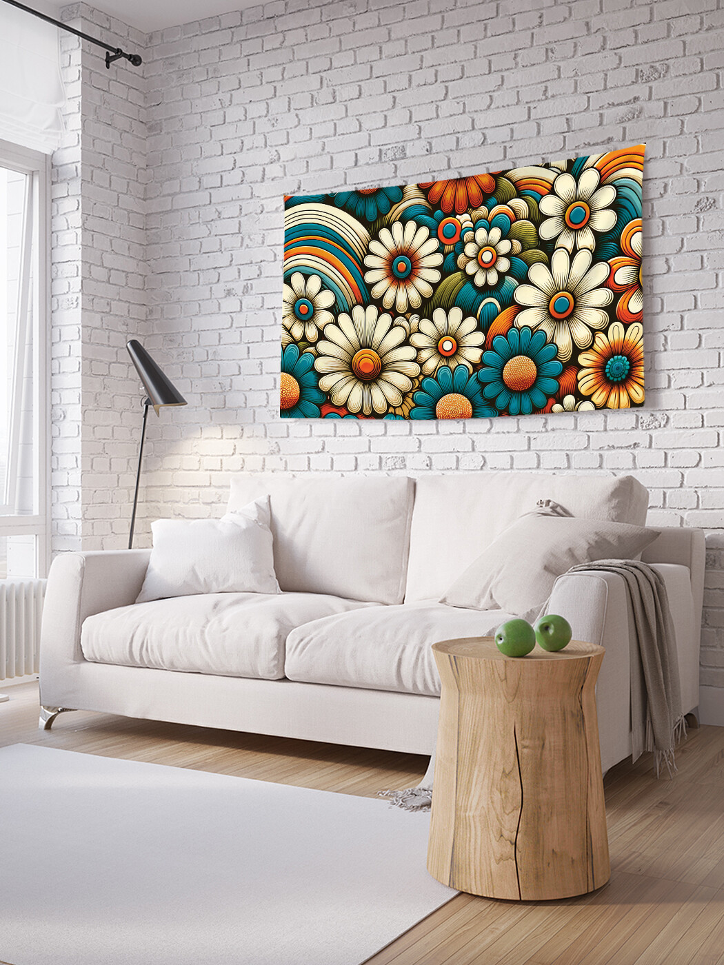 

Фотопанно JoyArty Веселые ромашки 100х150, tpg_sd1729_100x150