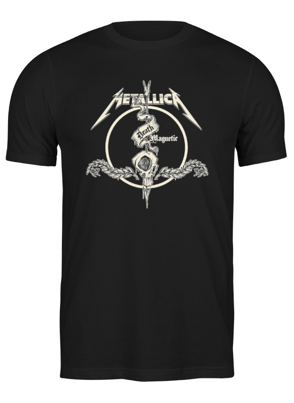 

Футболка мужская Printio Metallica черная XL, Черный, Metallica