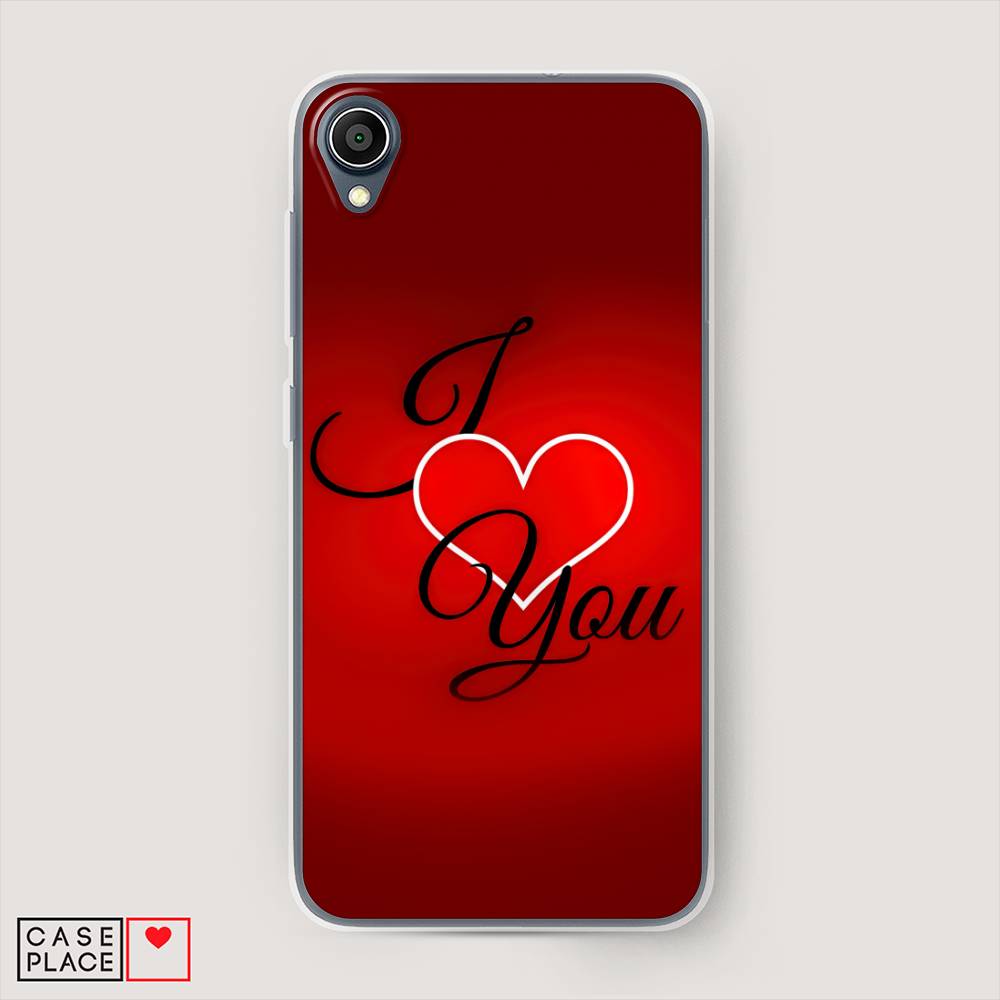 фото Чехол awog "i love you 3" для asus zenfone live l1 za550kl