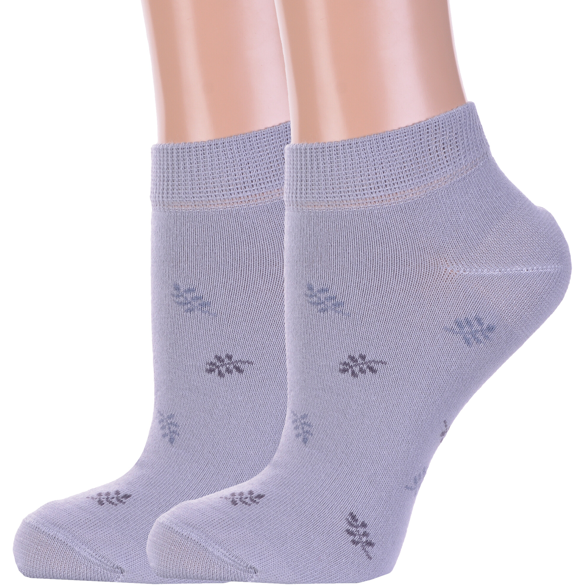Комплект носков женских Брестский чулочный комбинат 2-14с1101 серых 25, 2 пары