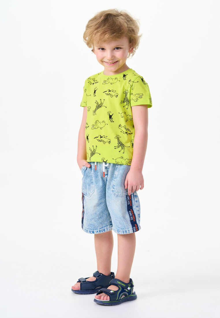 

Футболка детская Max&Jessi SS22C46001627 цв. светло-зеленый р. 110, SS22C46001627
