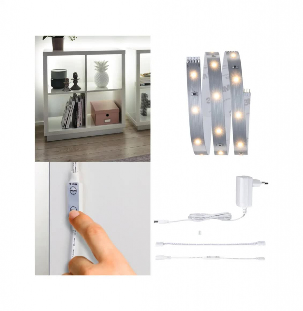 

Лента светодиодная Paulmann MaxLED 250 Regal Comfort 4Вт 300Лм 2700К IP20 30LED м 230 24В