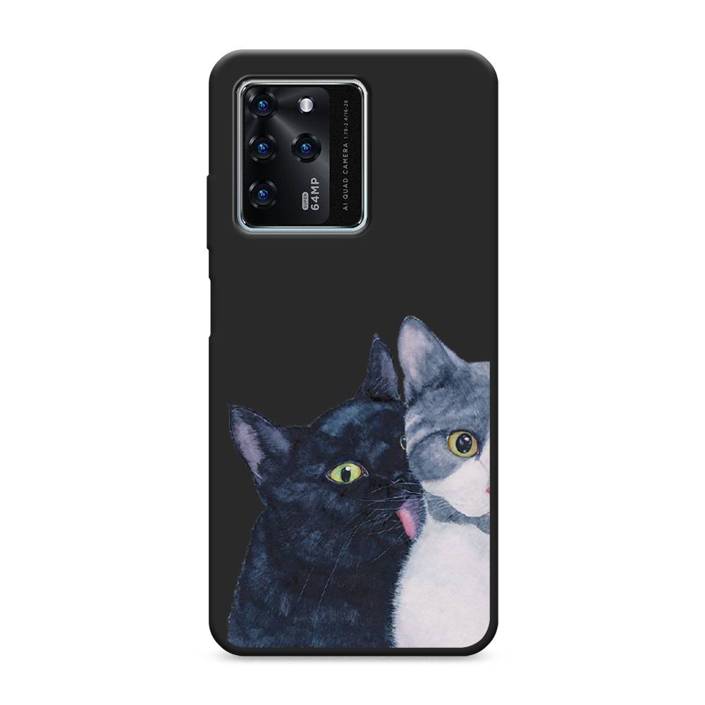 

Чехол Awog на ZTE Blade V30 / ЗТЕ Блэйд V30 "Кошачья любовь", Разноцветный, 135352-1