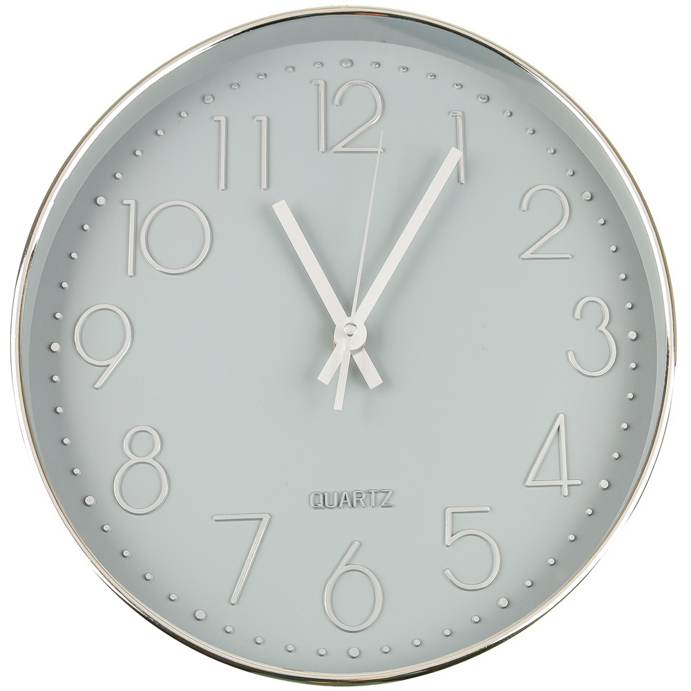 Часы Ladecor 581-973 LADECOR CHRONO Часы настенные, 29,3x29,3x5 см, 1xAA, цвет серый