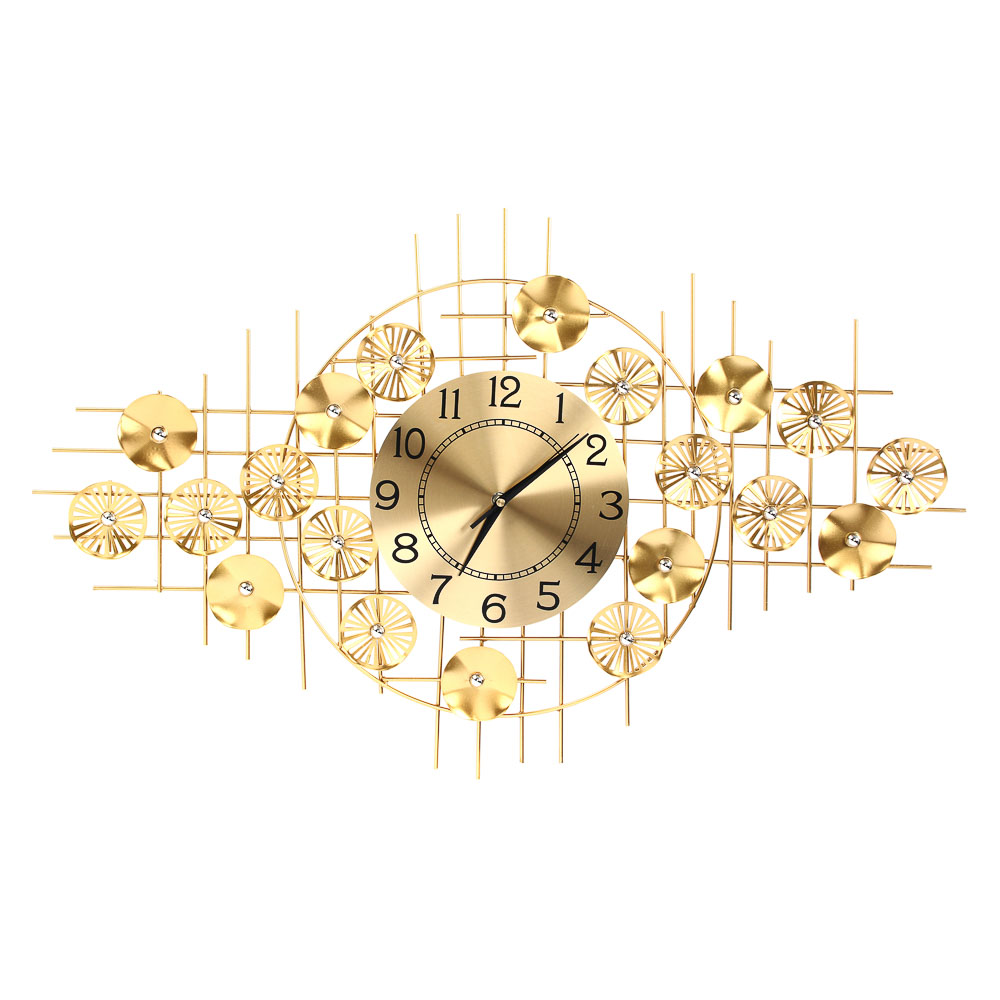 Часы Ladecor 581-952 LADECOR CHRONO Часы настенные с золотым декором, d22 см, металл