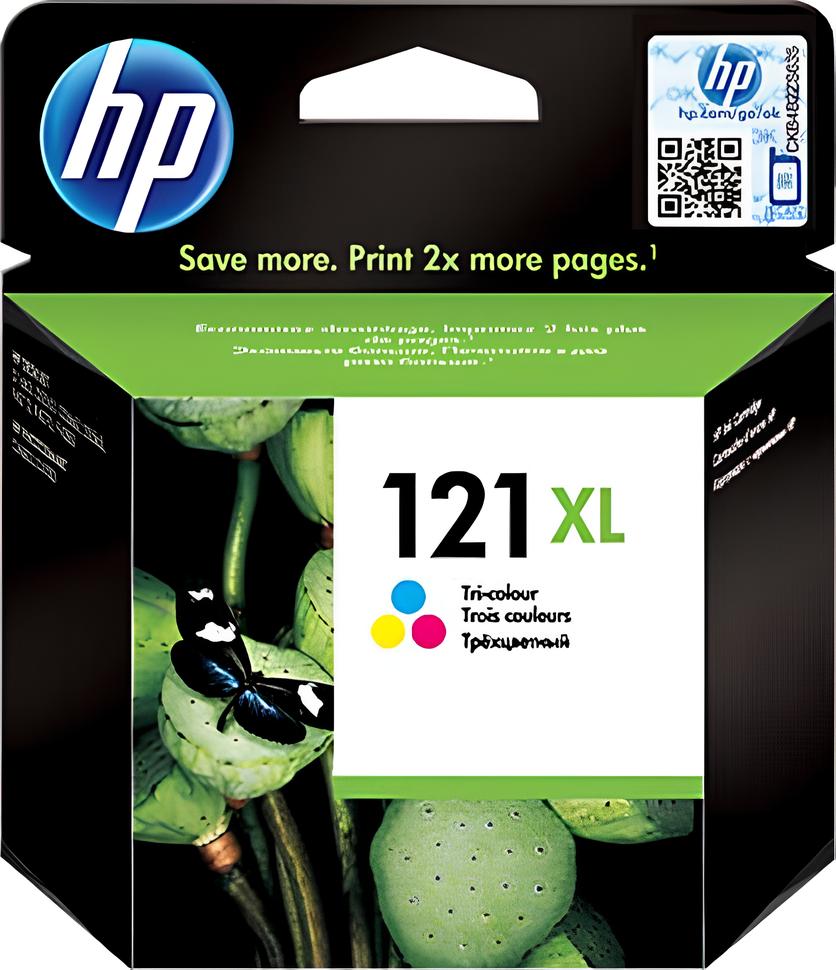 

Картридж HP 121 XL Color, Многоцветный, 121 XL Color