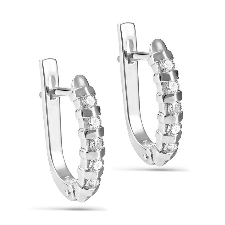 

Серьги из белого золота с бриллиантом Kabarovsky 22-1021-1000, 22-1021-1000