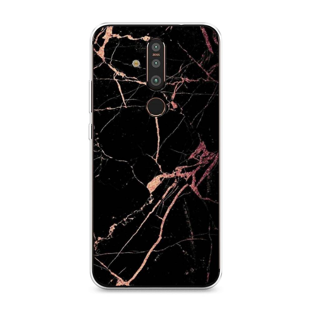 

Чехол Awog "Мрамор розовое золото" для Nokia X71