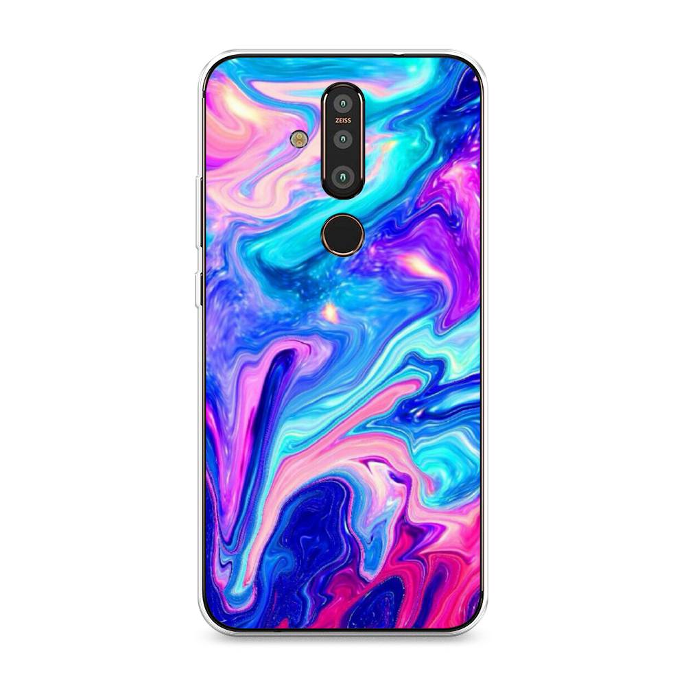 

Чехол Awog "Потеки краски" для Nokia X71