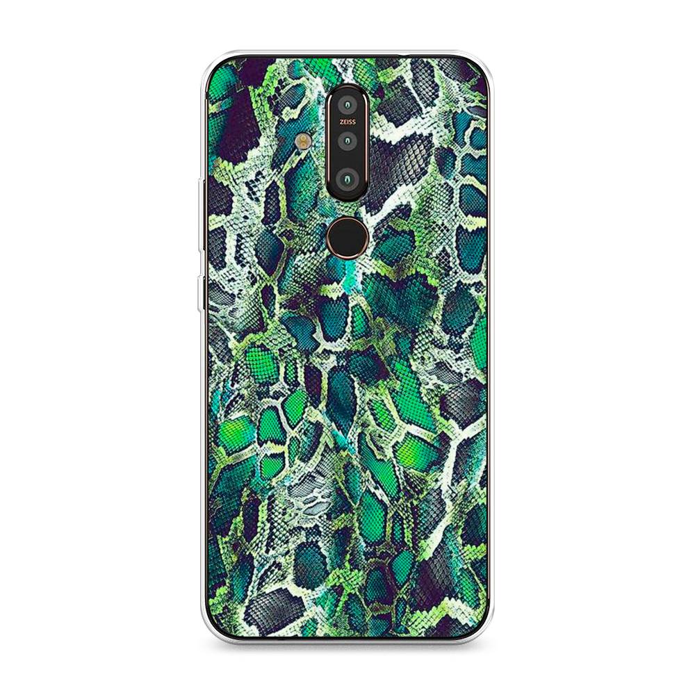 

Чехол Awog "Зеленая кожа змеи" для Nokia X71