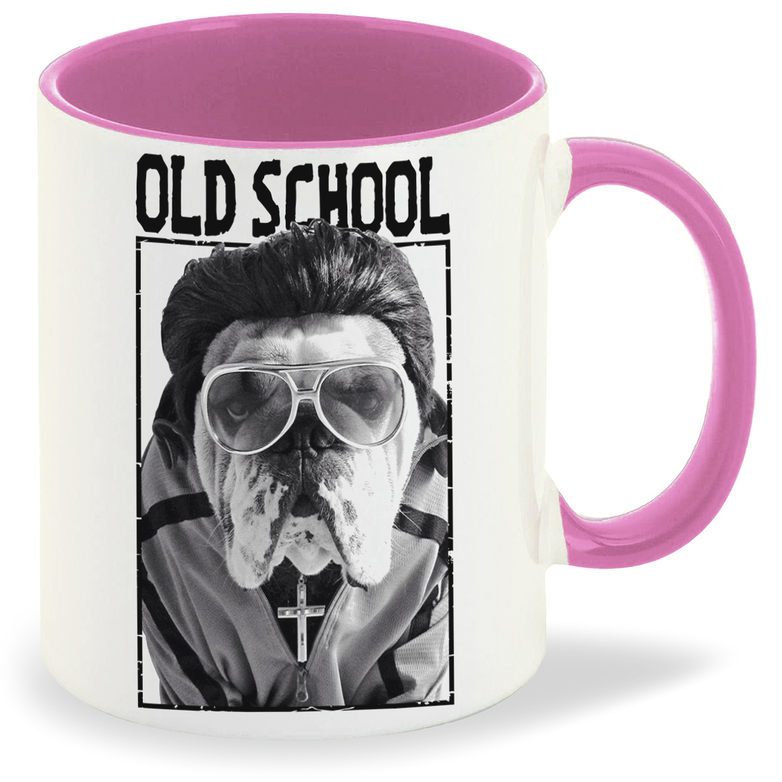 

Кружка CoolPodarok Old scool Бульдог, Old scool Бульдог