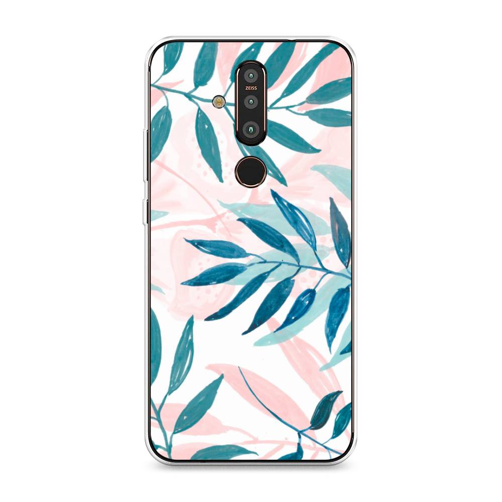 

Чехол Awog "Акварельные веточки" для Nokia X71