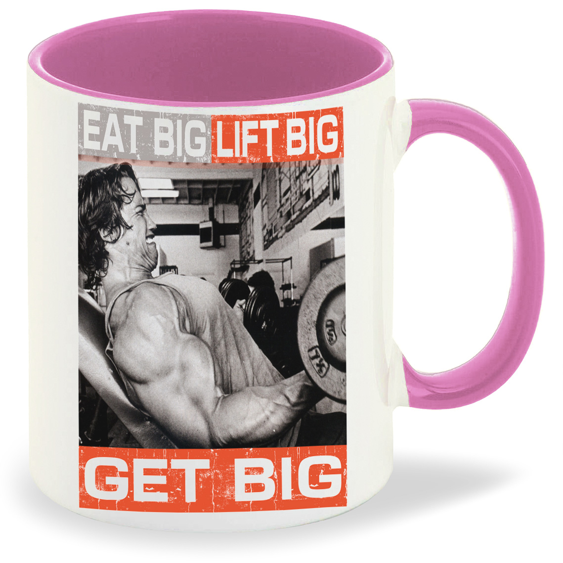 

Кружка CoolPodarok Eat big lift big get big, Eat big lift big get big