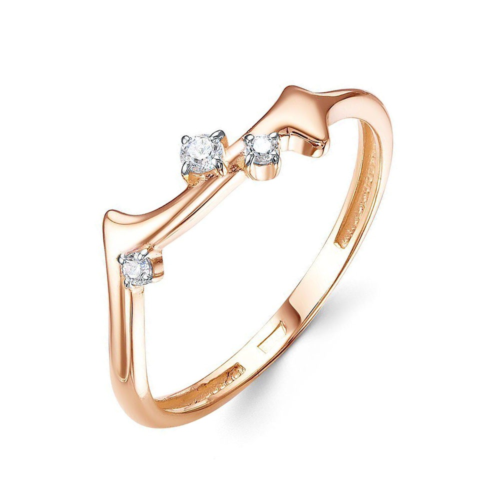 

Кольцо из золота р. , 585Gold 301012431, фианит, 301012431