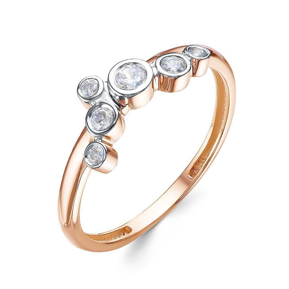 

Кольцо из золота р.  585Gold 301012427, фианит, 301012427