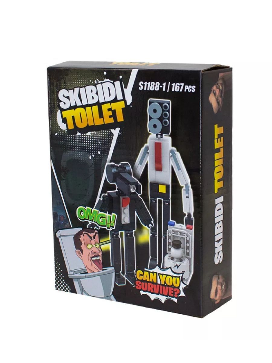 

Конструктор Skibidi Toilet Человек Камера, S1188-1