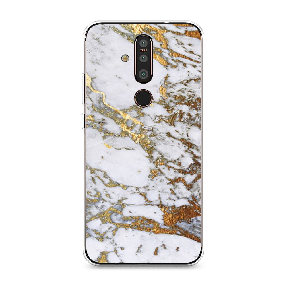 

Чехол Awog "Белый мрамор" для Nokia X71