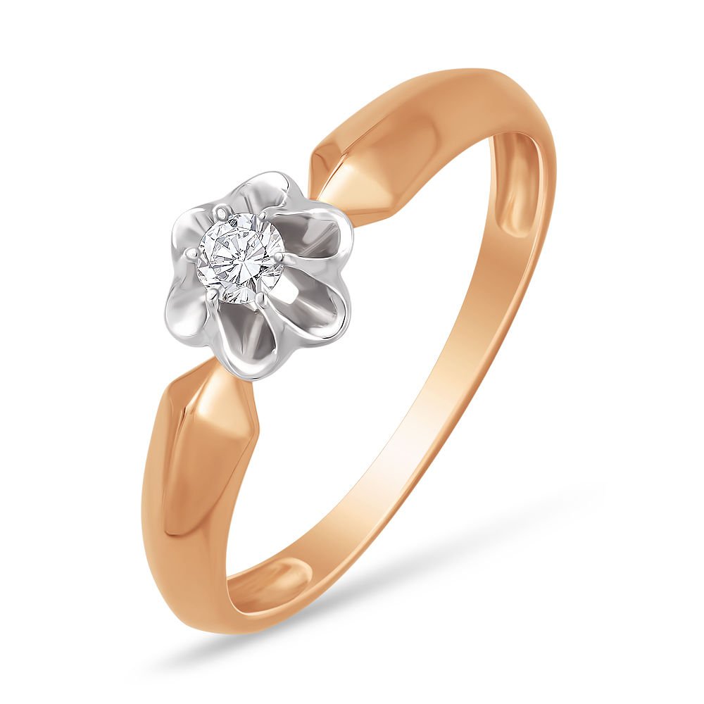 

Кольцо из золота р. , 585Gold 101009693, бриллиант, 101009693