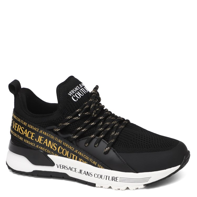 

Кроссовки женские Versace Jeans Couture 76VA3SA8 черные 41 EU, Черный, 76VA3SA8