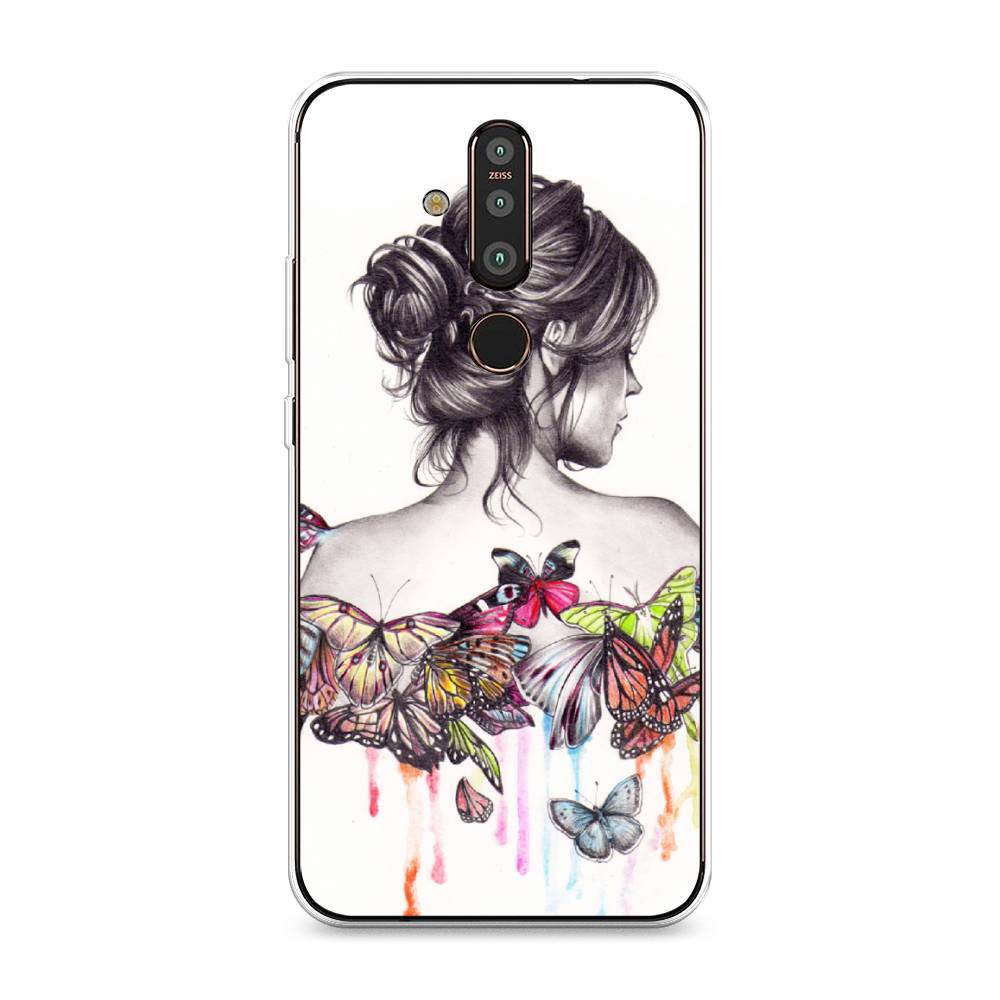 

Чехол Awog "Девушка с бабочками" для Nokia X71