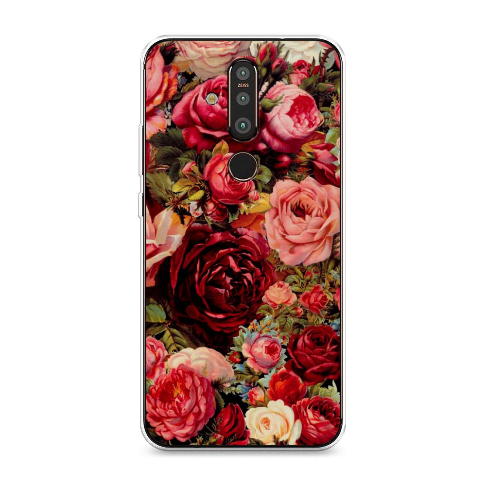 

Чехол Awog "Розы винтажные" для Nokia X71