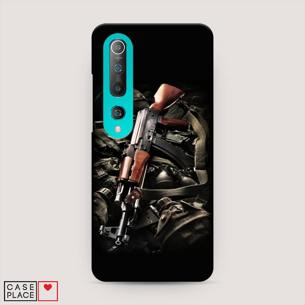 

Пластиковый чехол "Автомат" на Xiaomi Mi 10 Pro, 37820-4