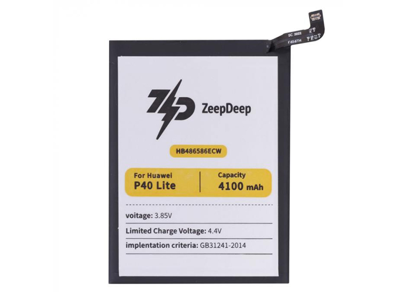 

Аккумулятор для телефона ZeepDeep Asia для Huawei P40 Lite / Mate 30 / Y9A 888709, Huawei P40 Lite / Mate 30 / Y9A