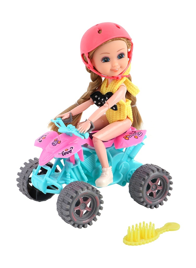 Игровой набор с мини-куклой на квадроцикле  K10689