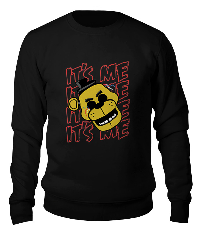 

Свитшот унисекс Printio Five nights at freddy’s черный XL, Five nights at freddy’s