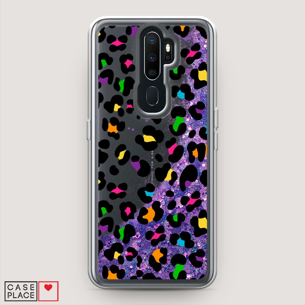 

Чехол Awog на Oppo A5/A9 2020 "Яркий леопард", Разноцветный, 251992-1