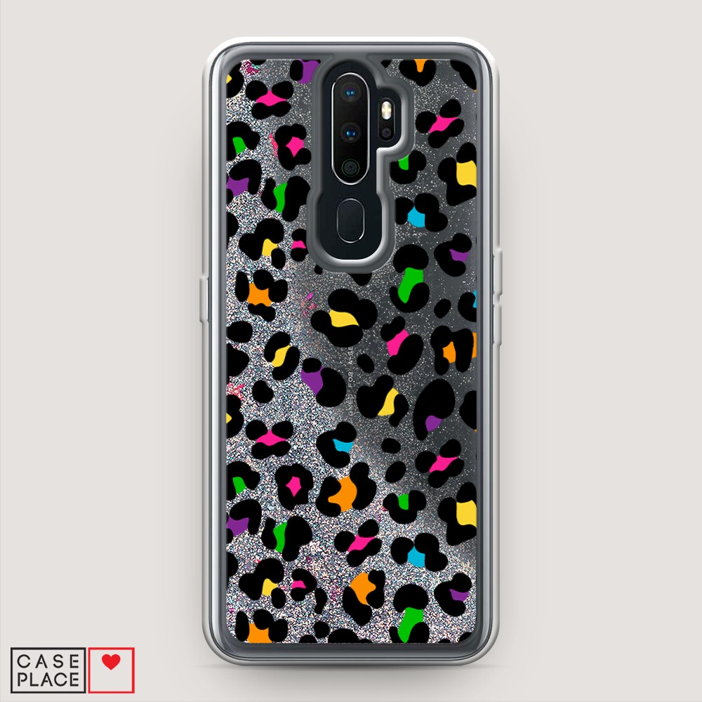 

Чехол Awog на Oppo A9 (2020) "Яркий леопард", Разноцветный, 251991-1