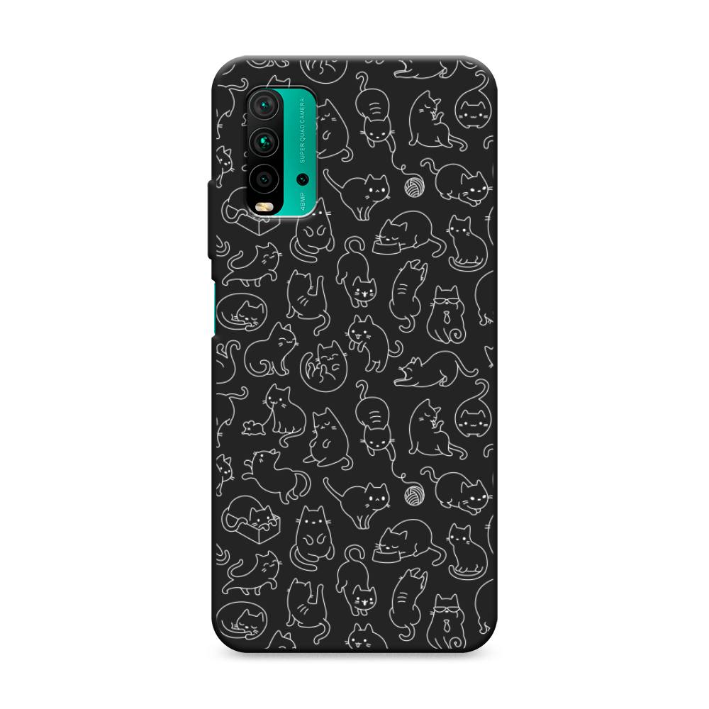 

Чехол Awog на Xiaomi Redmi 9T "Шкодливые котики", Разноцветный, 39852-1