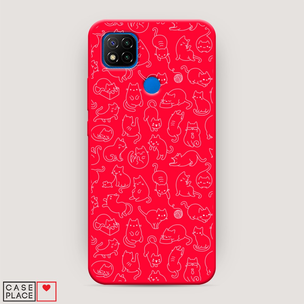 

Чехол Awog на Xiaomi Redmi 9C "Шкодливые котики", Разноцветный, 39053-1