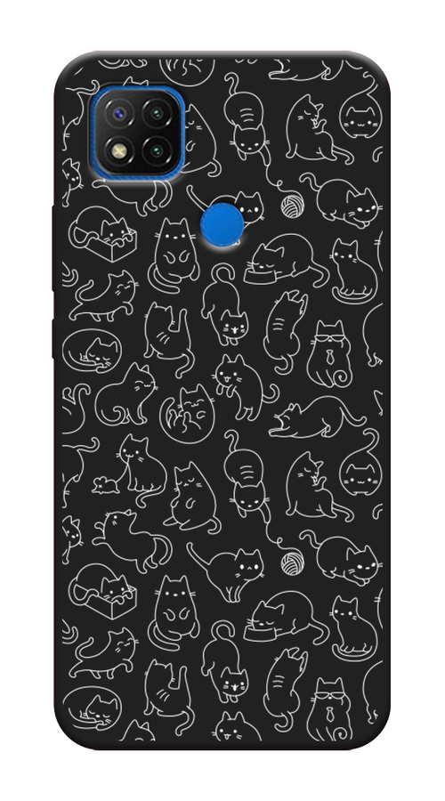 

Чехол Awog на Xiaomi Redmi 9C "Шкодливые котики", Разноцветный, 39052-1