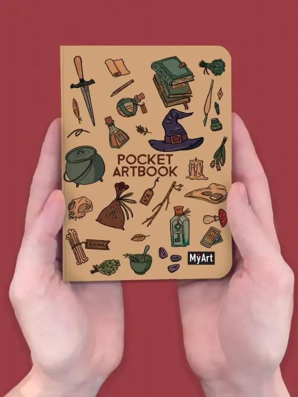 

Скетчбук MyArt Pocket ArtBook Магия, А6, 160 страниц, MyArt Pocket ArtBook