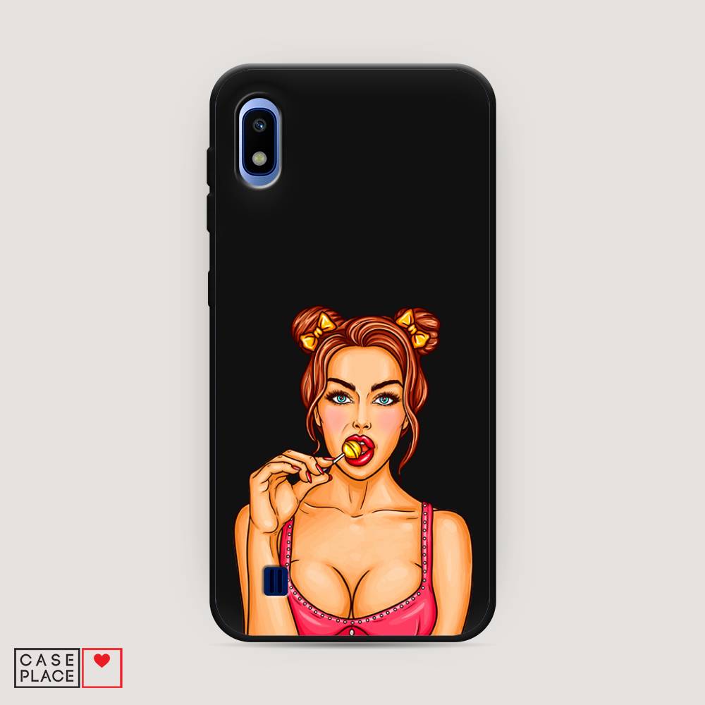 

Чехол Awog на Samsung Galaxy A10 "Вкусный леденец", Разноцветный