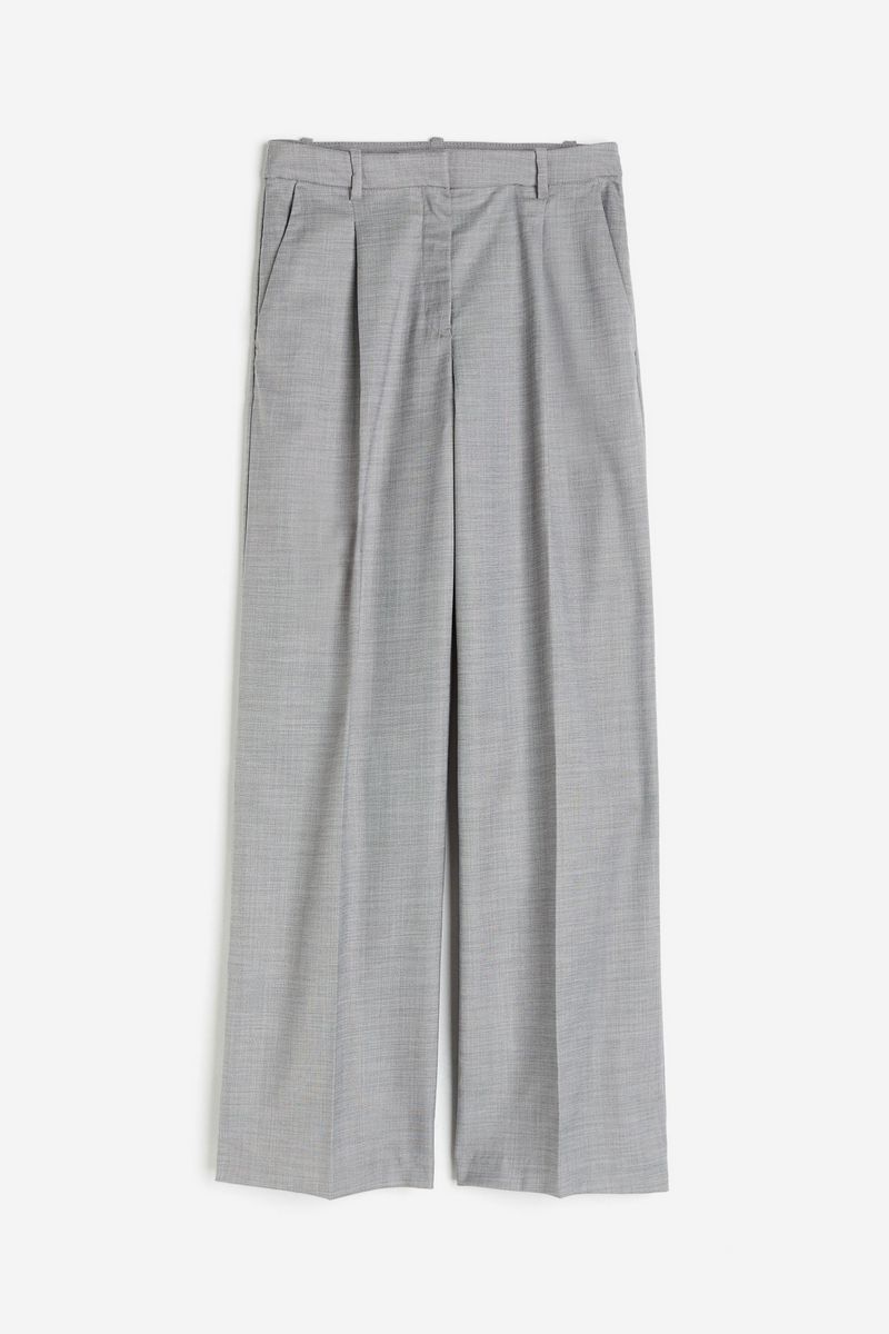 

Брюки женские H&M 1176512 серые 48 EU, Серый, 1176512