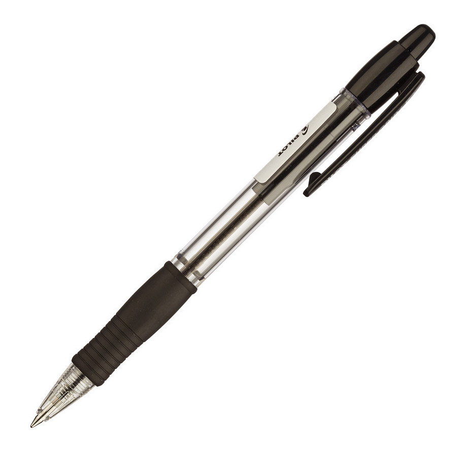 

Ручка шариков. Pilot BPGP-10R-F-B прозрачный d=0.22мм автоматическая 1стерж. 0.22мм
