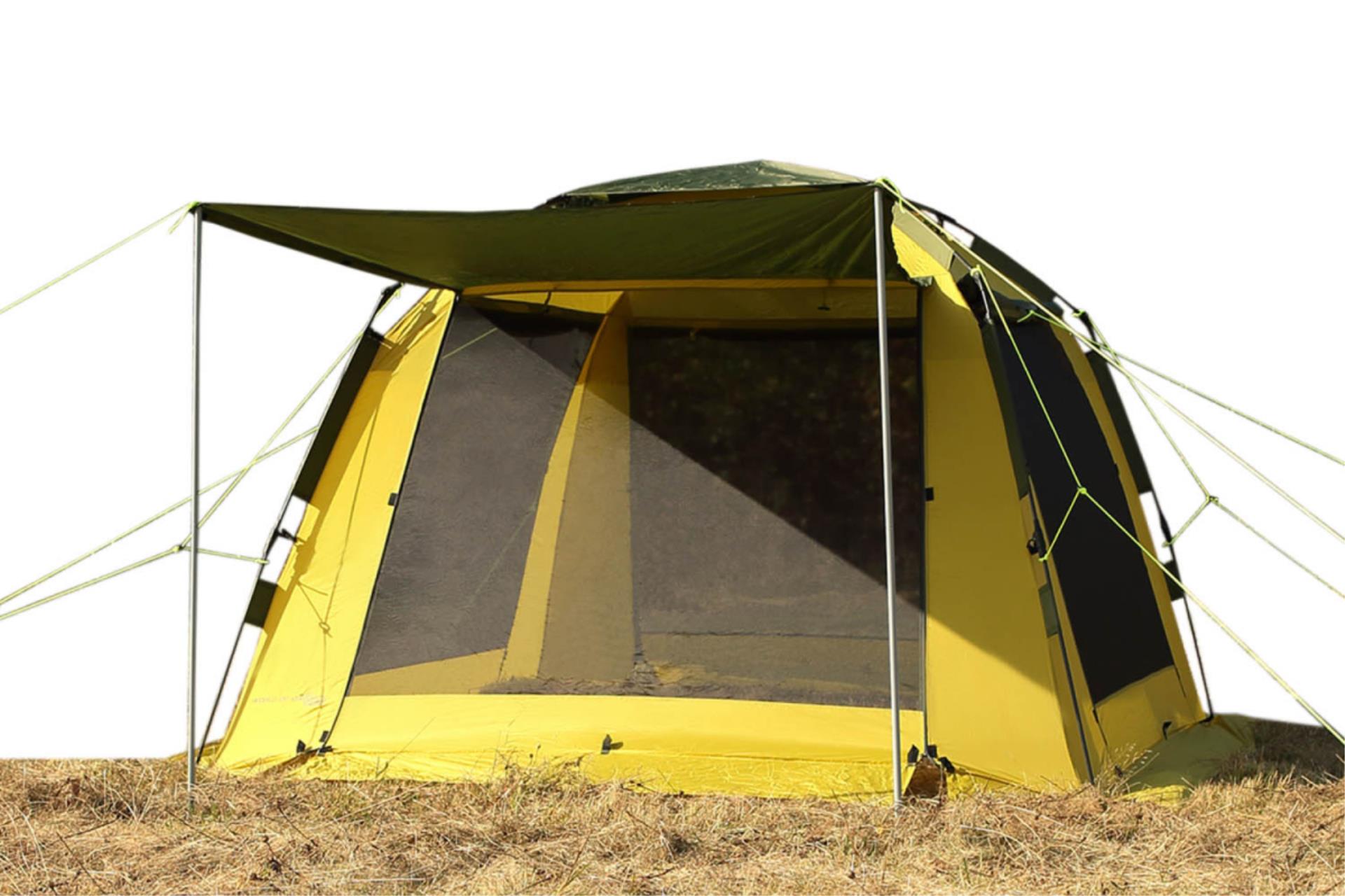 Тент шатер World of Maverick FORTUNA 300 khaki/yellow-mustard
